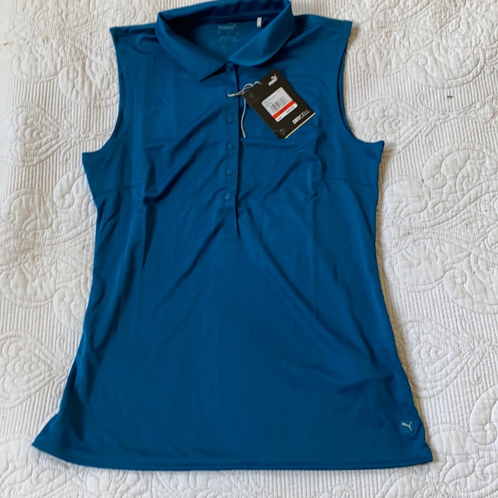 Puma Turquoise size XS athletic shirt NWT